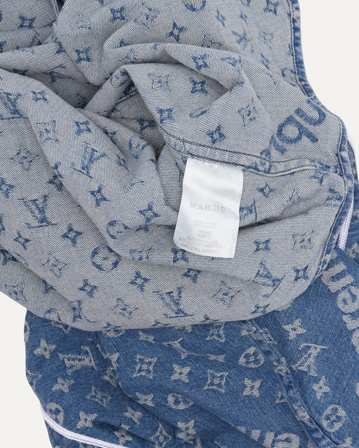 Supreme Jacquard Denim Baseball Jersey