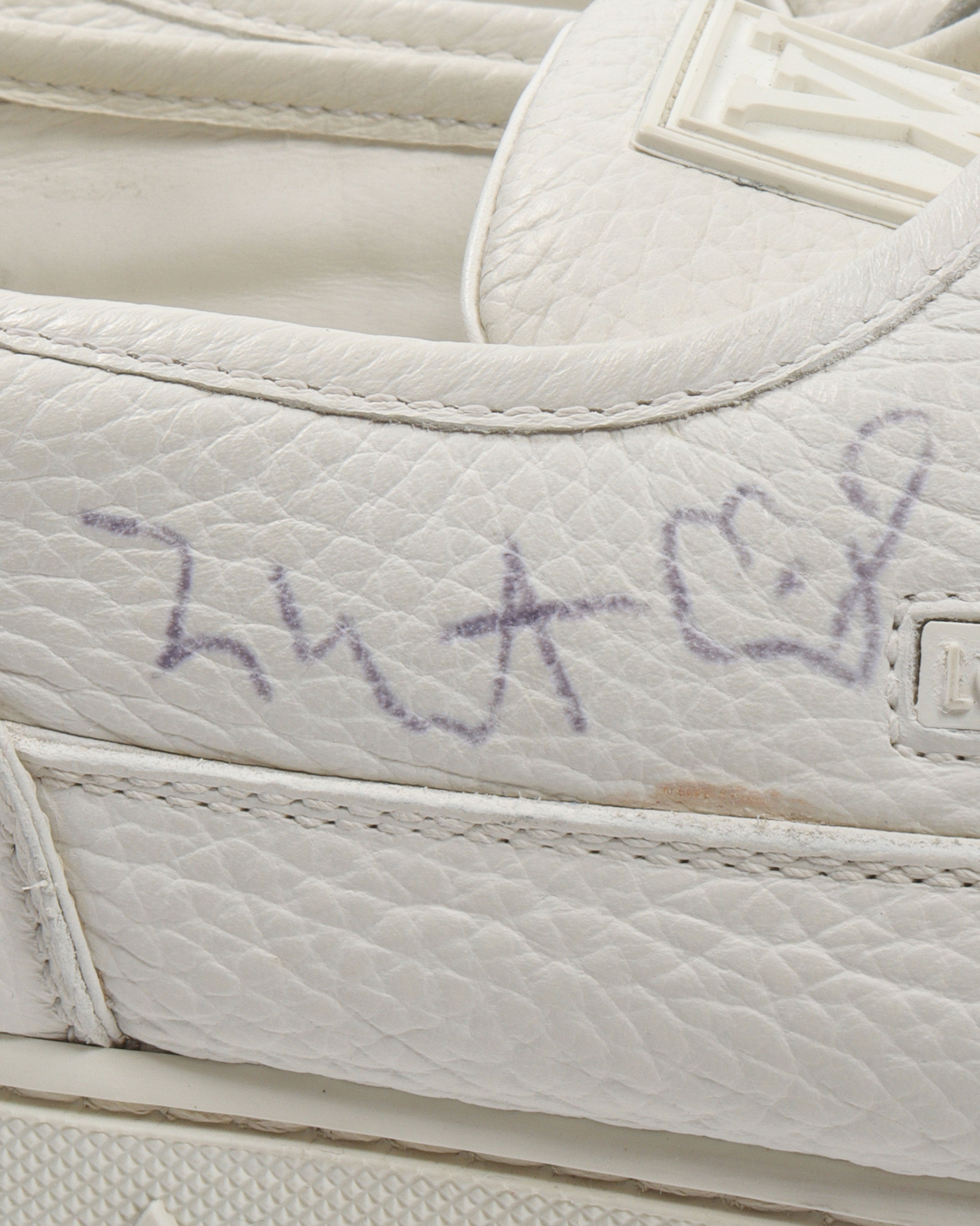 Kanye West Signs Louis Vuitton Patchwork Hudsons - Sneaker Bar Detroit