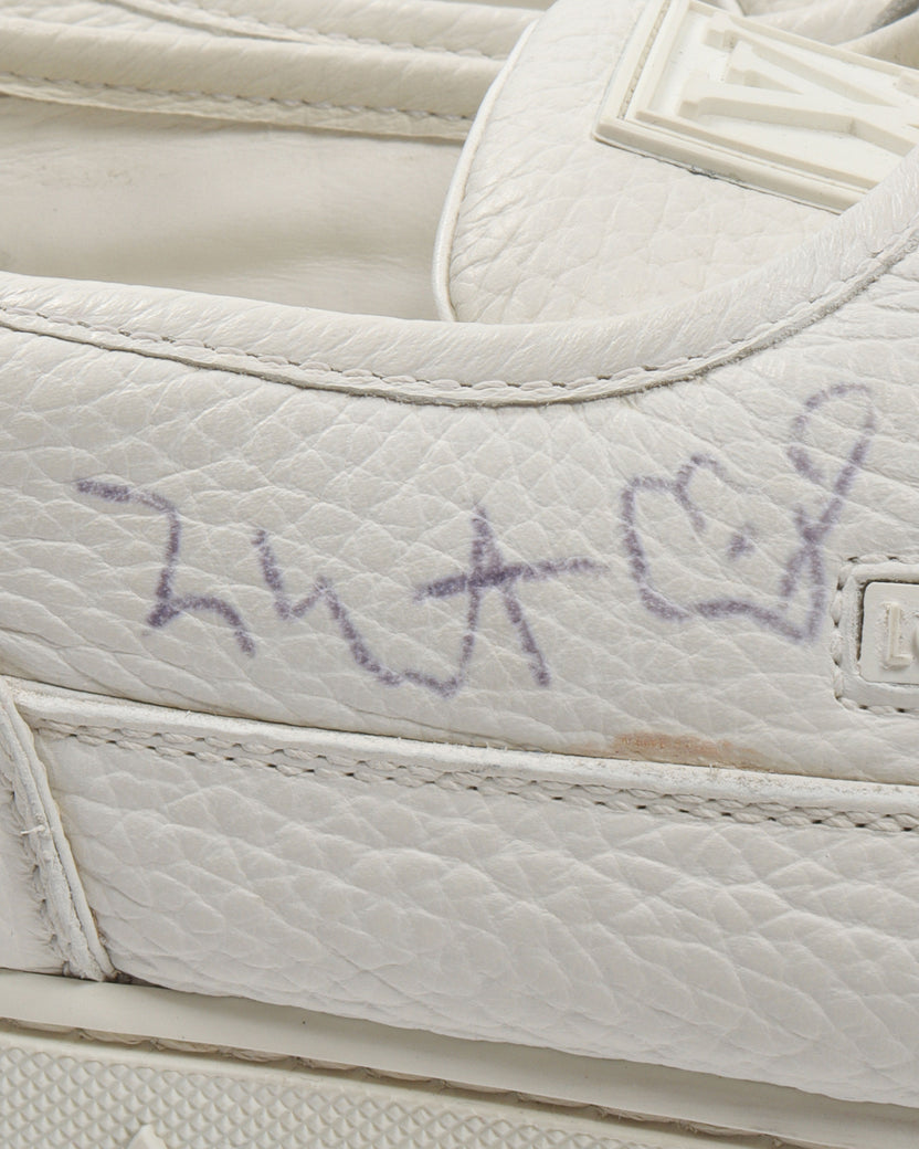 Kanye West Autographed His Rare Louis Vuitton Collab for a Fan – Footwear  News