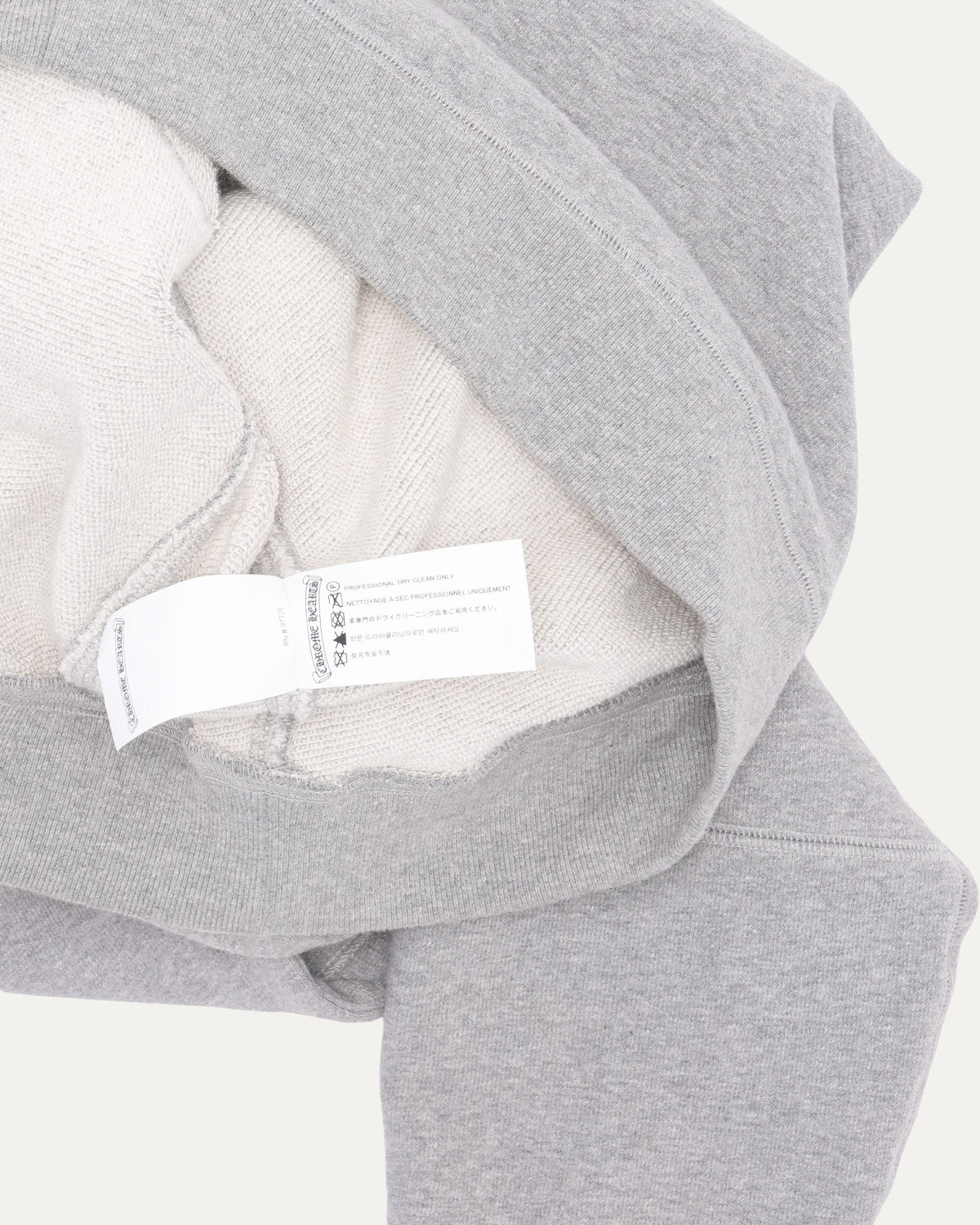 Plus Cross Patch Zip Up Hoodie