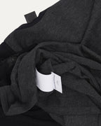 Silk Blend Cross Patch Long Sleeve Raglan T-Shirt