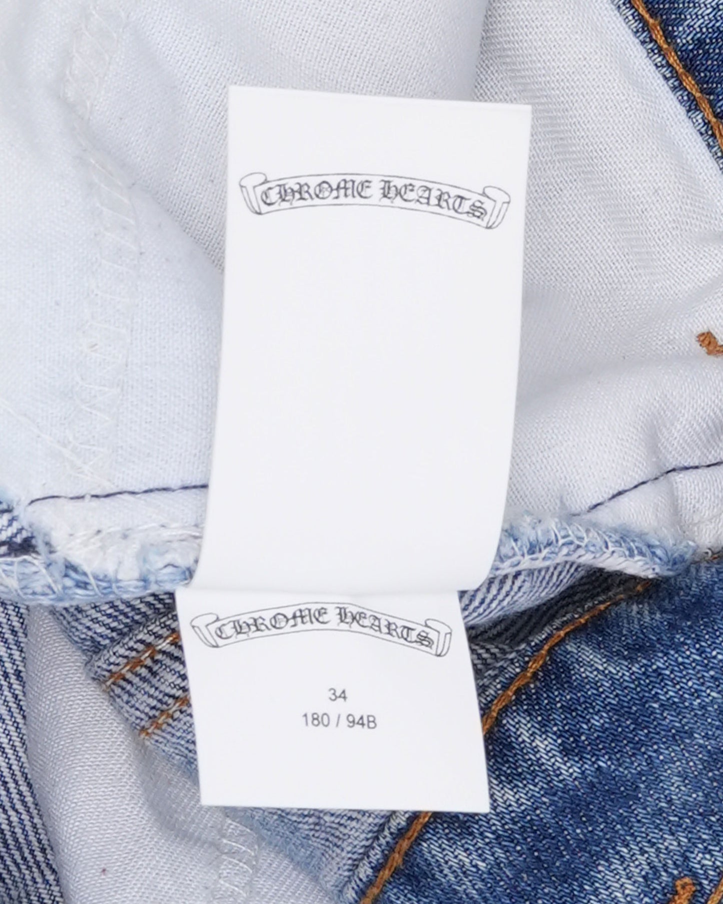 Stencil Cross Patch Levi's Jeans