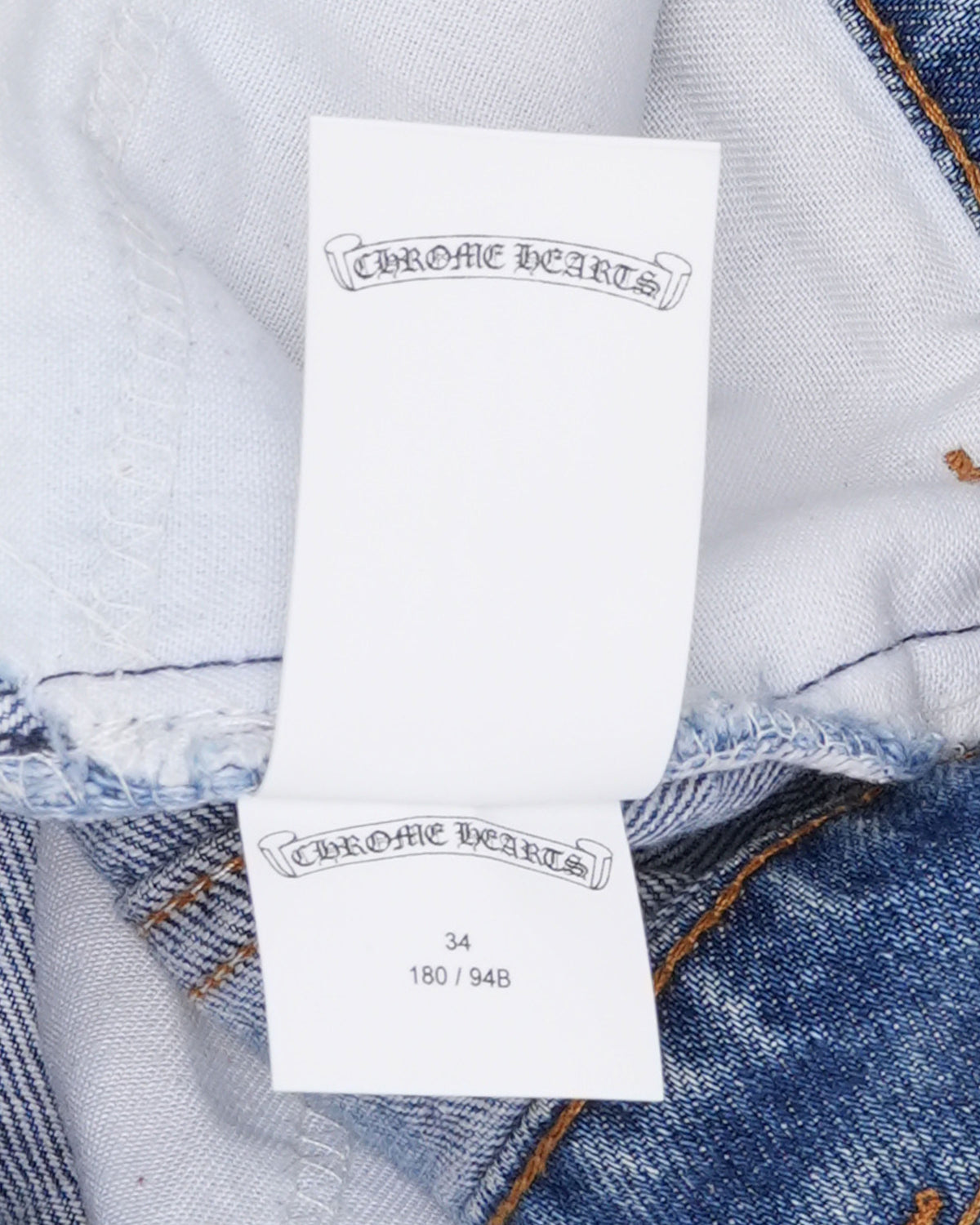 Stencil Cross Patch Levi's Jeans
