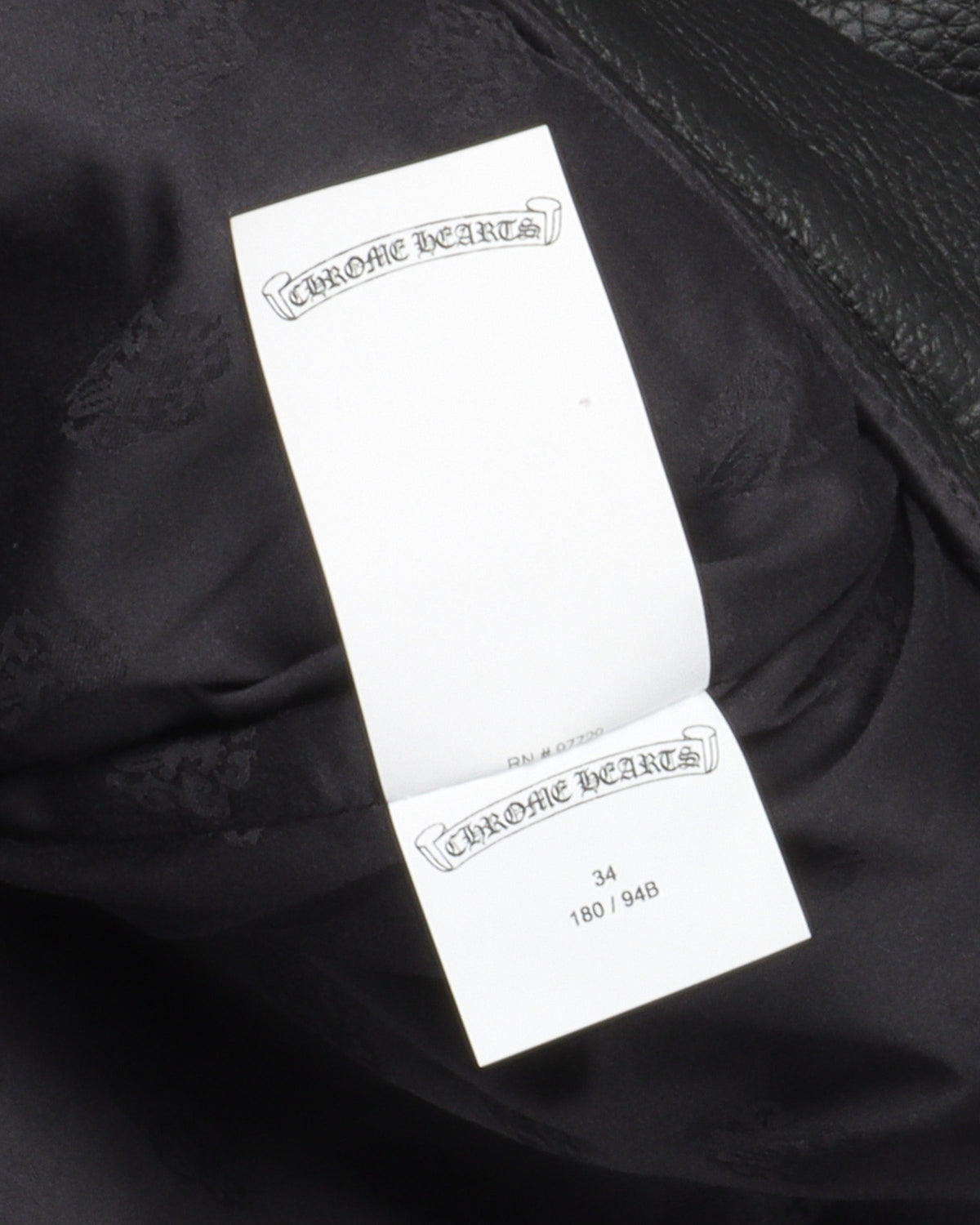 Cross Patch Leather Pants