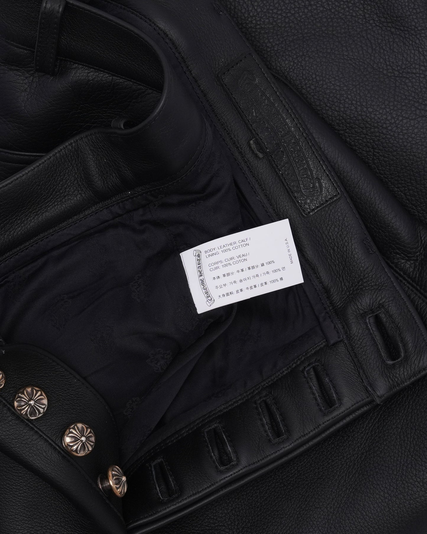 Fleur Knee Leather Pants