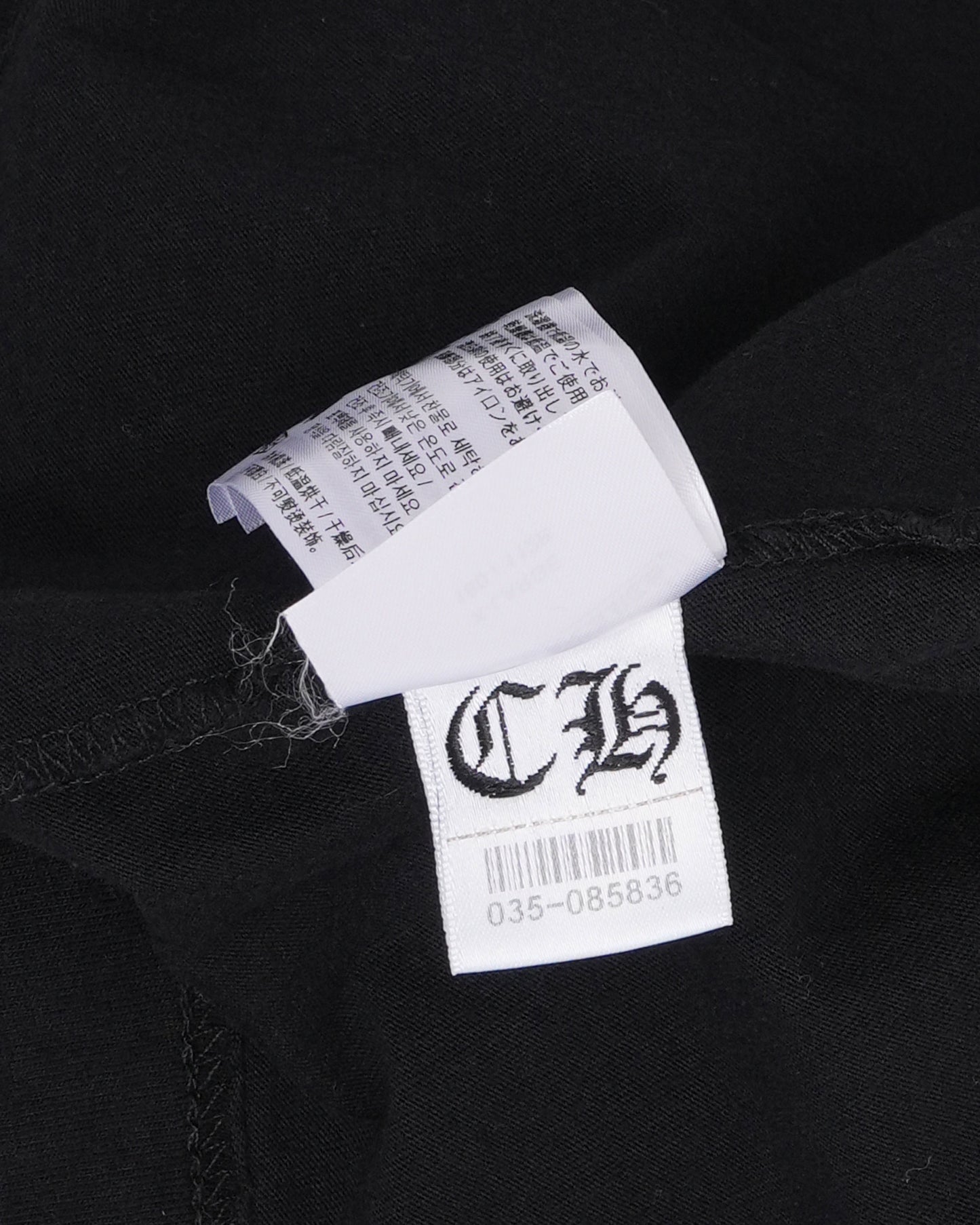 Neck Logo Long Sleeve Pocket T-Shirt