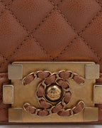 Small Chain Around Quilted Boy Bag