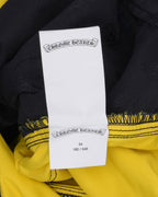 Nylon and Leather Double Knee Shorts