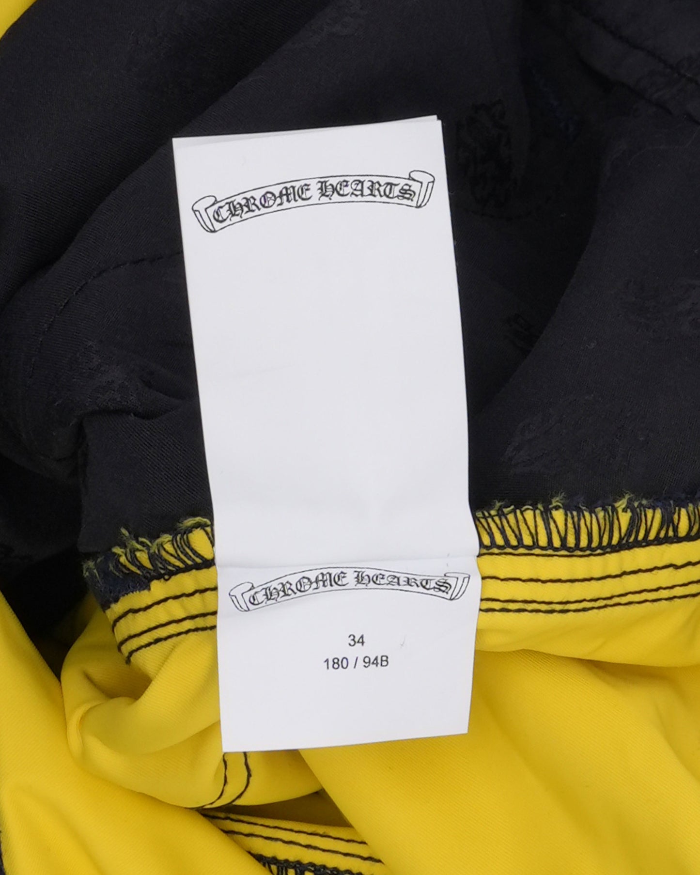 Nylon and Leather Double Knee Shorts