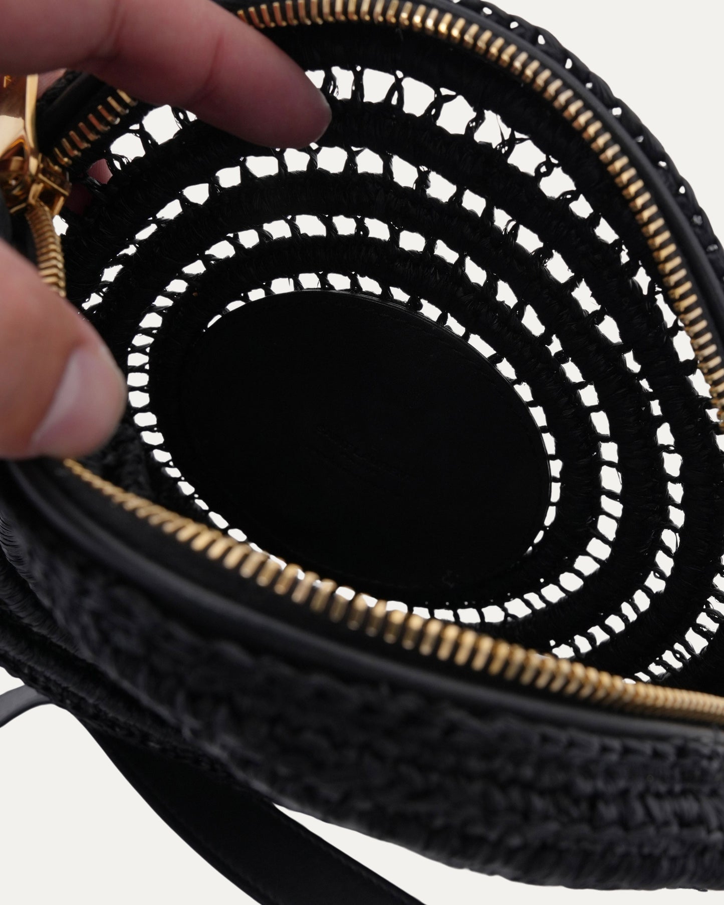 Raffia Round Shoulder Bag