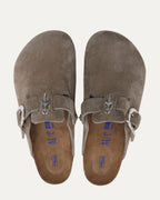 Dagger Embellished Birkenstock Boston Suede Mule