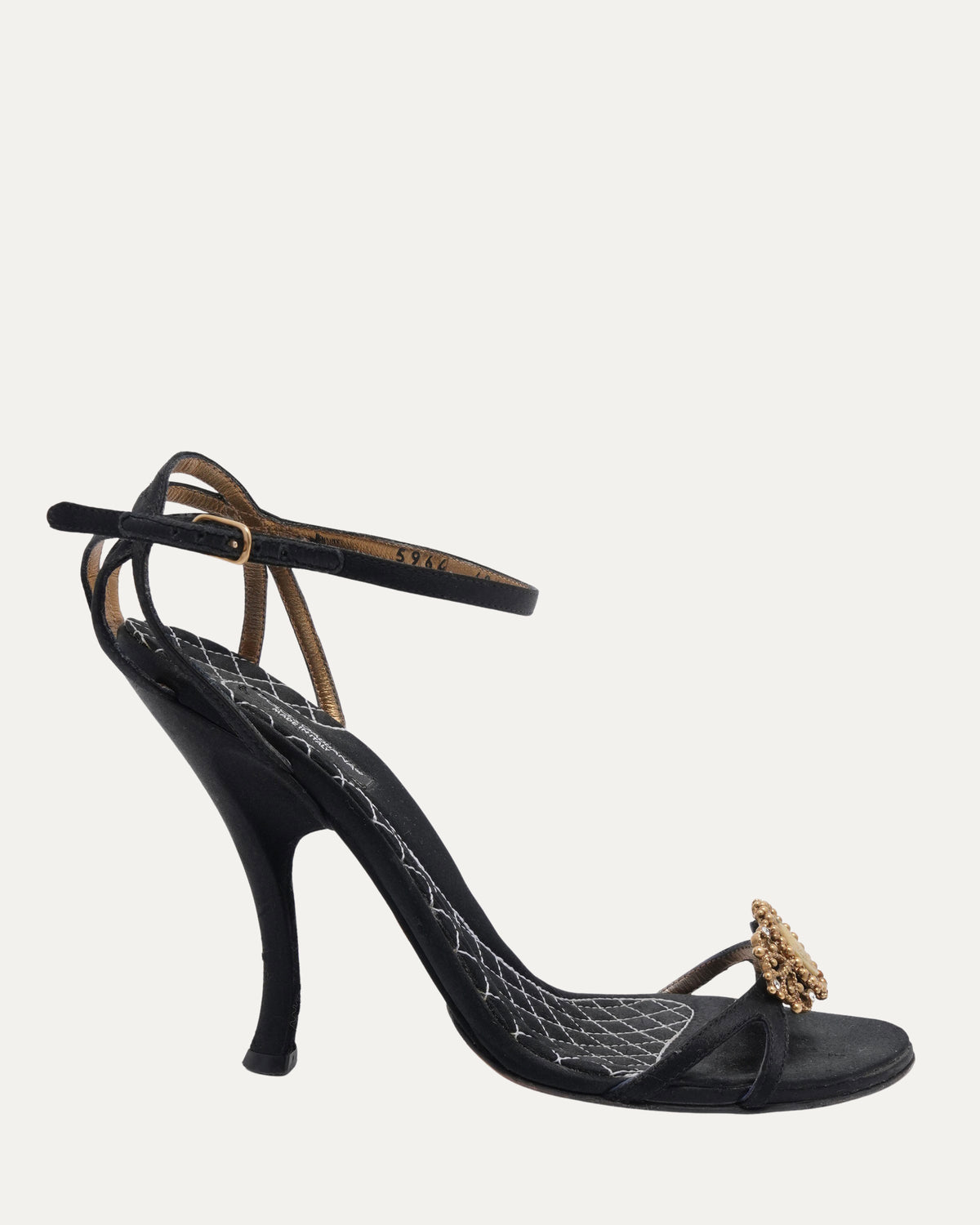 Satin Cameo Heels