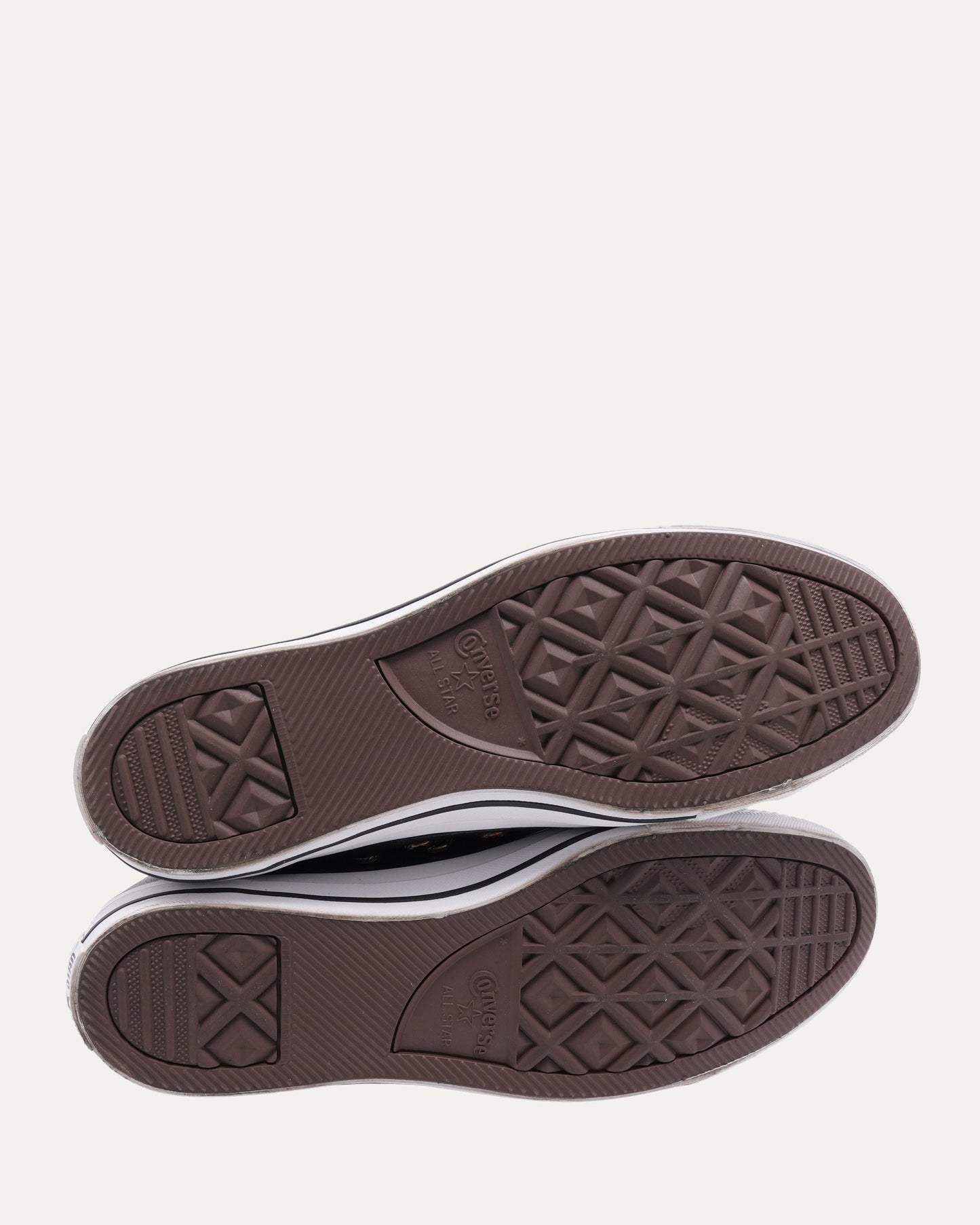 Cross Patch Leather Converse Chuck Taylor Sneakers