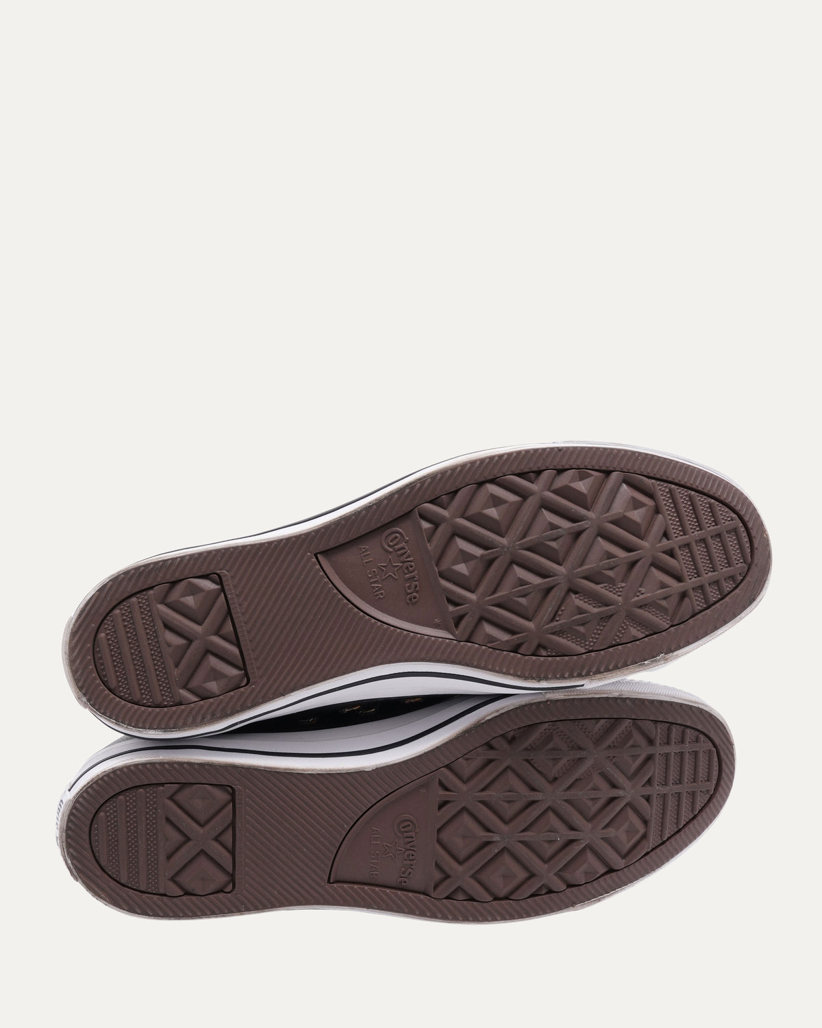 Cross Patch Leather Converse Chuck Taylor Sneakers
