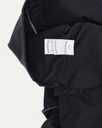 Nylon and Leather Sedated Zip Shirt