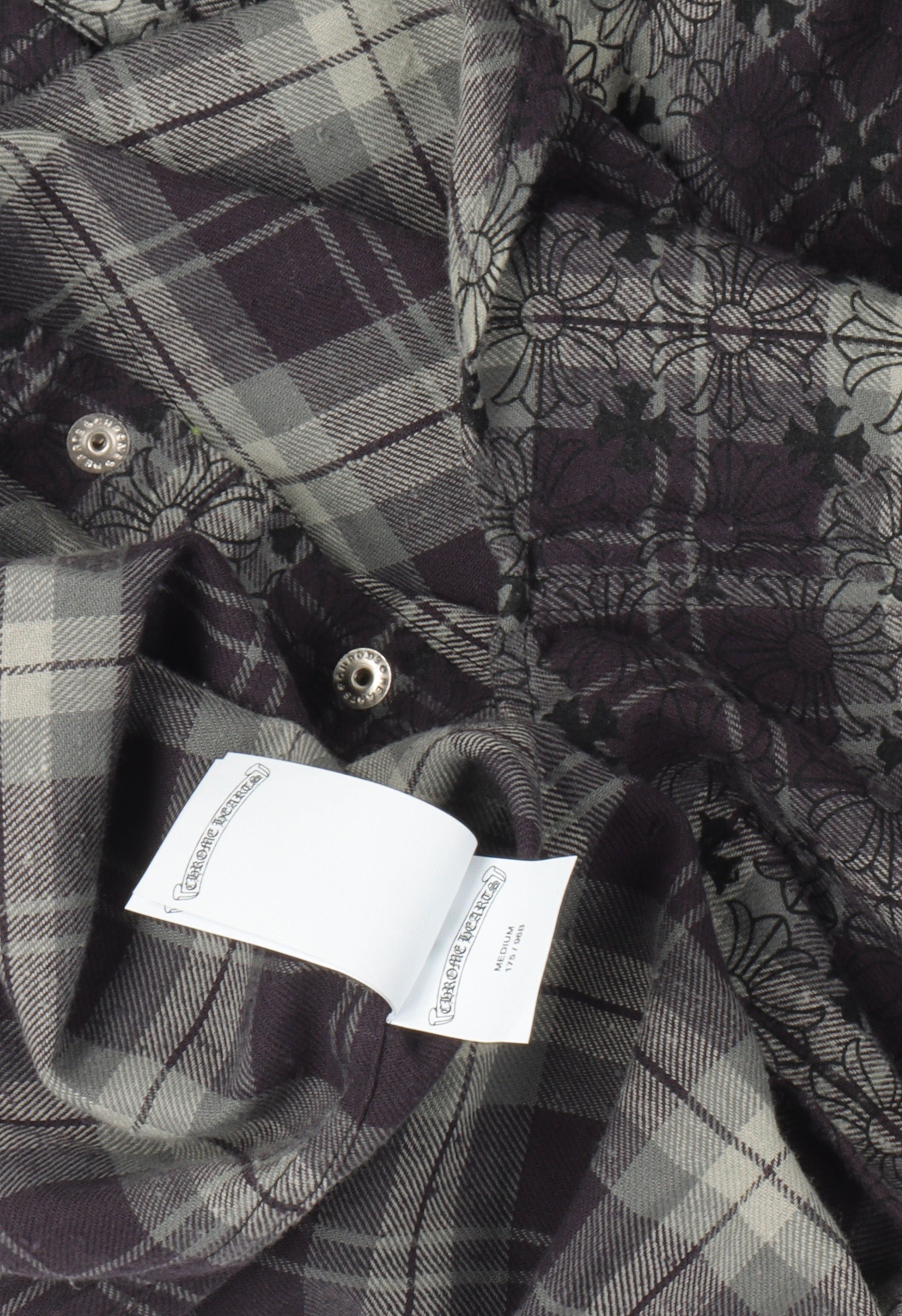 Monogram Cross Patch Flannel Shirt