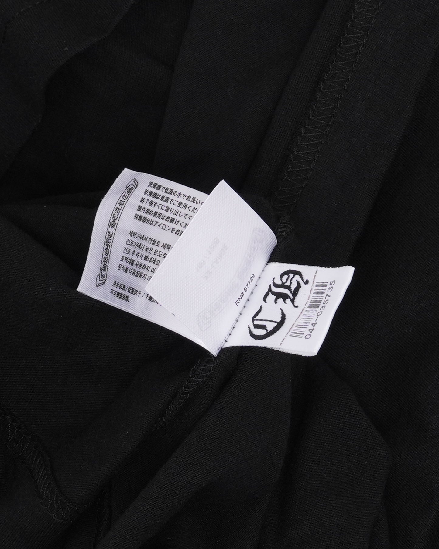 Neck Logo Long Sleeve Pocket T-Shirt