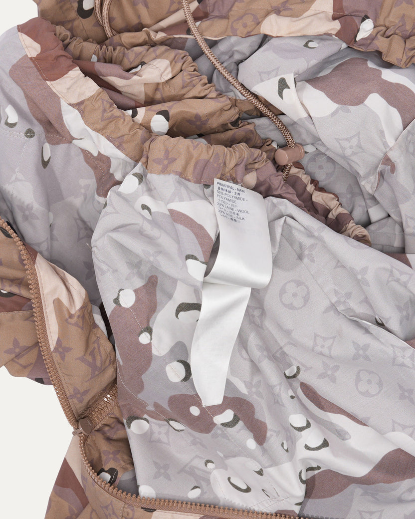 Monogram Desert Camouflage Windbreaker Jacket