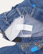 Levi's Plus Cross Patch Orange Tab 505 Jeans