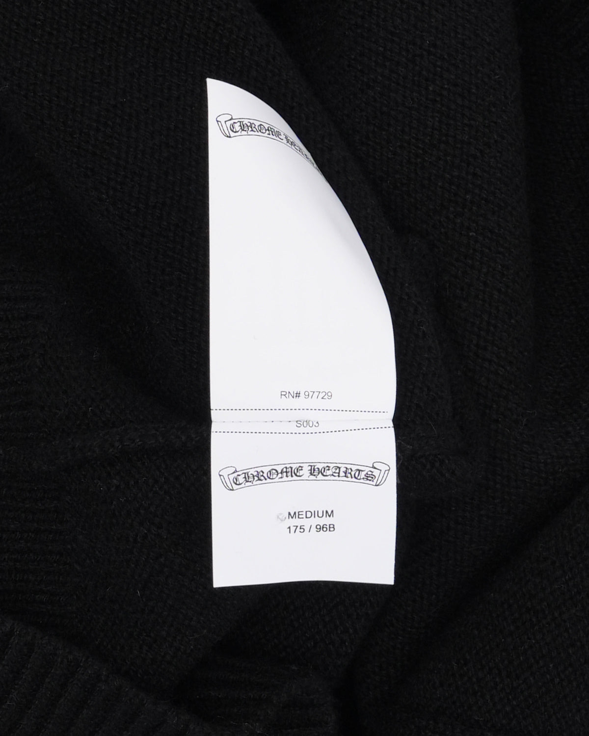 Cross Patch Cashmere Hooded Sweater