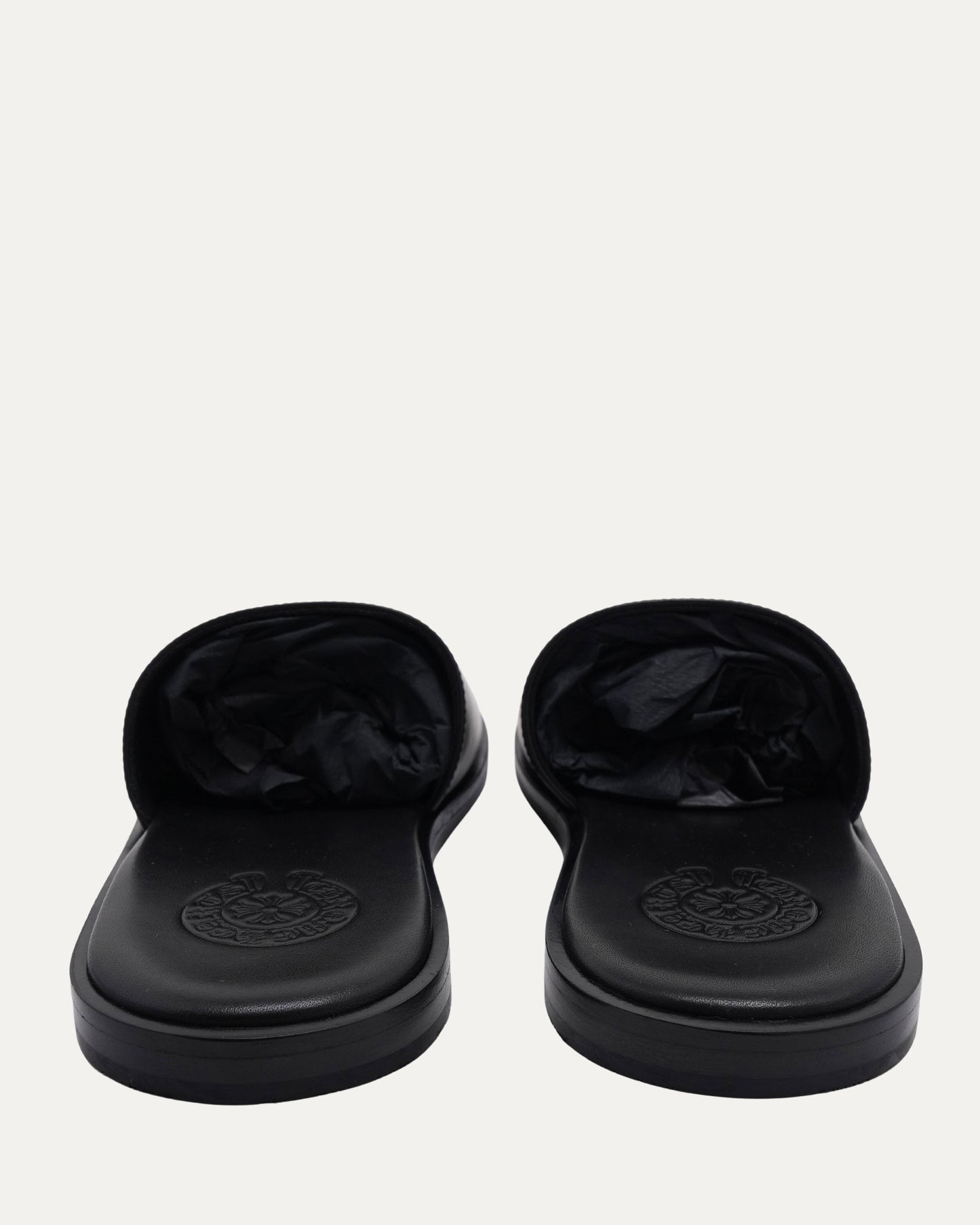 Cross Patch Leather Sandals