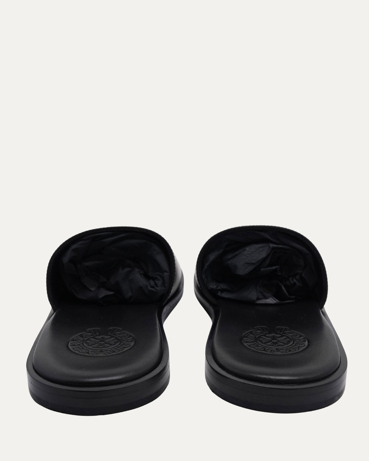 Cross Patch Leather Sandals