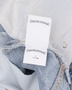 Levi's Orange Tab Cross Patch Denim Shorts