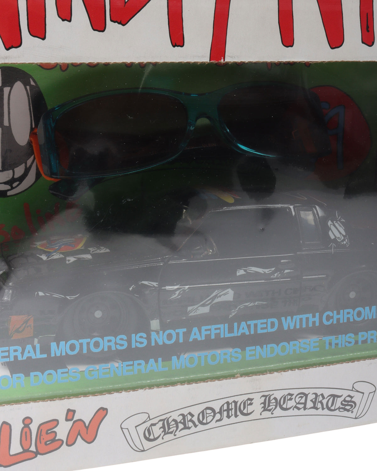 Matty Boy Sex Records 99 Eyes "U LIE'N" Sunglasses & Toy Car