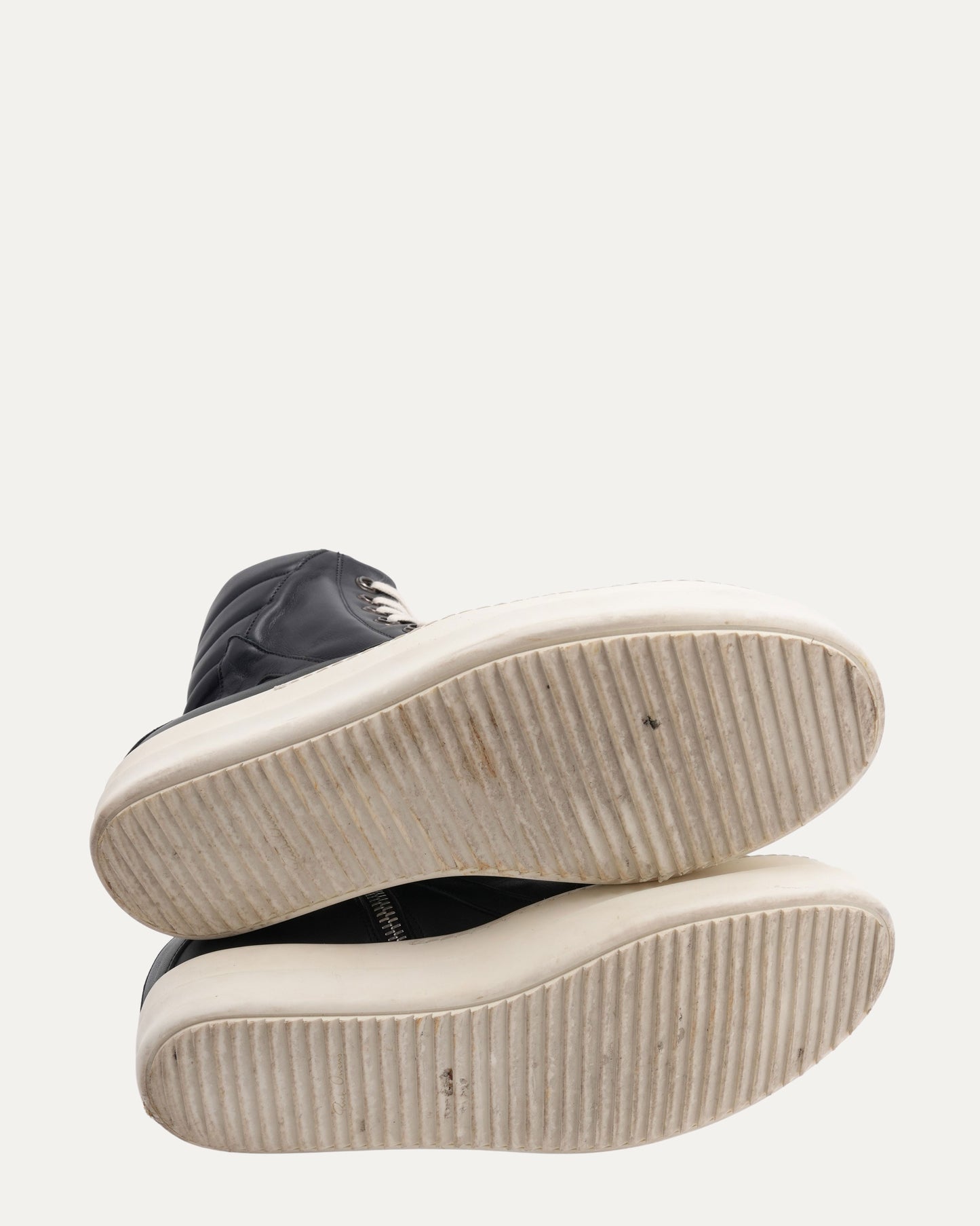 Rick Owens Cross Embellished Geobasket Sneakers
