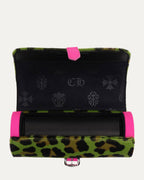 Leopard Pony Hair Watch Roll