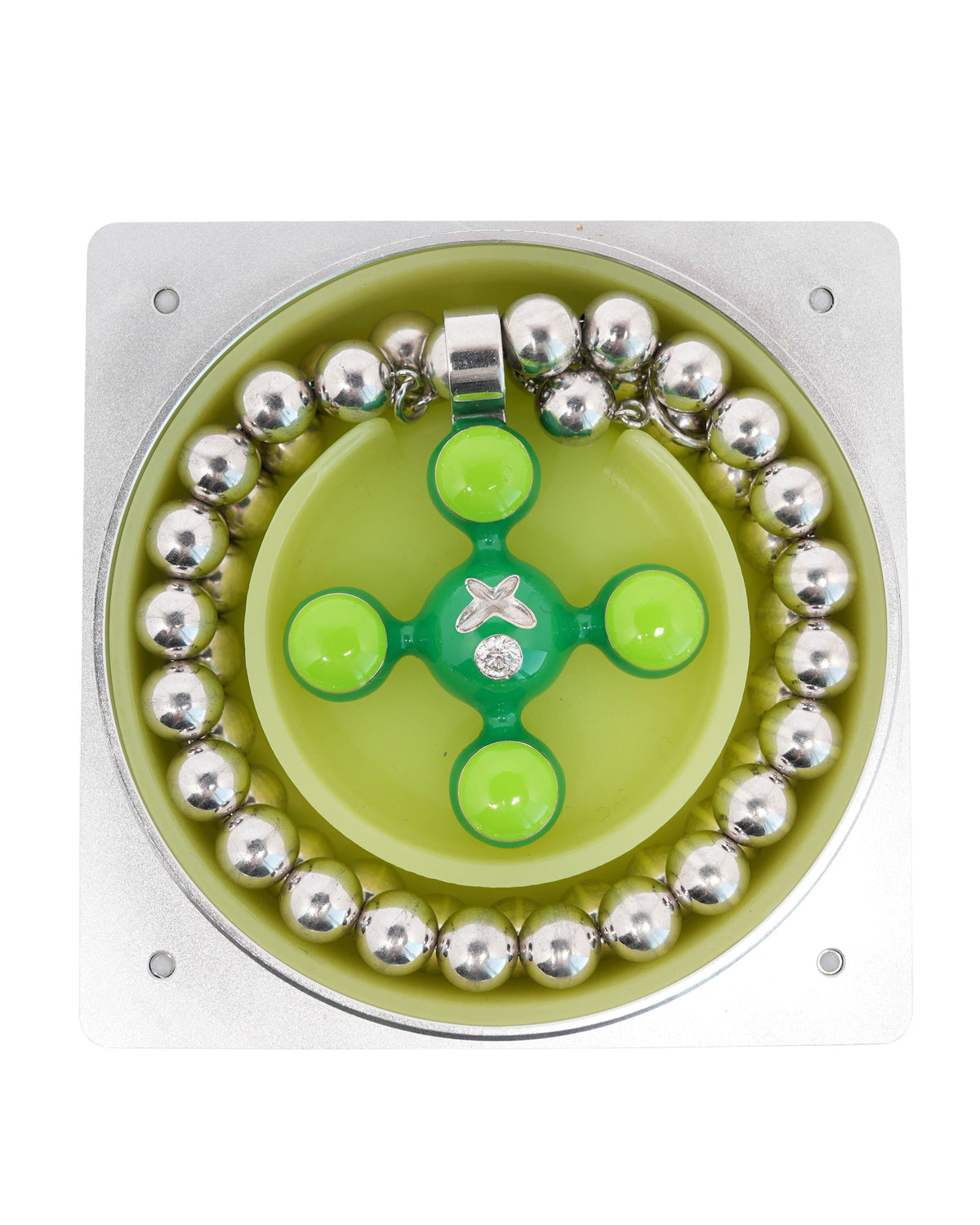 Sphere Cross Pendant XL