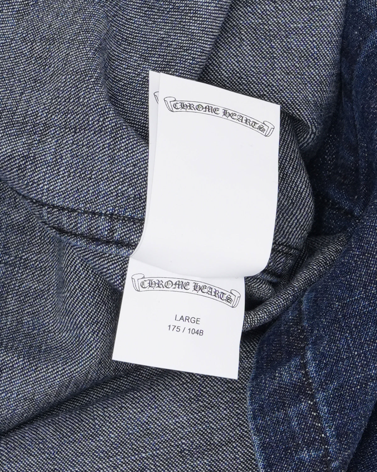 Cross Patch Denim Work Dog Shirt