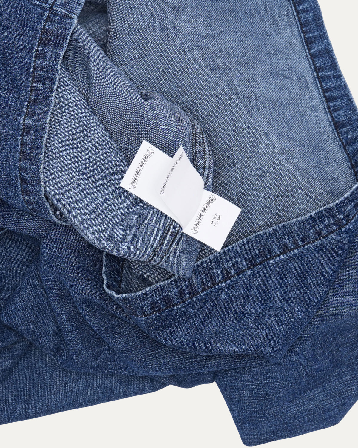 Cross Patch Denim Work Dog Shirt