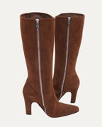 Suede Sugar Jones Cross Patch Boots