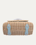 Woven Raffia Dolly Bag