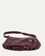 Vine Ball Embellished Patent Leather Handbag