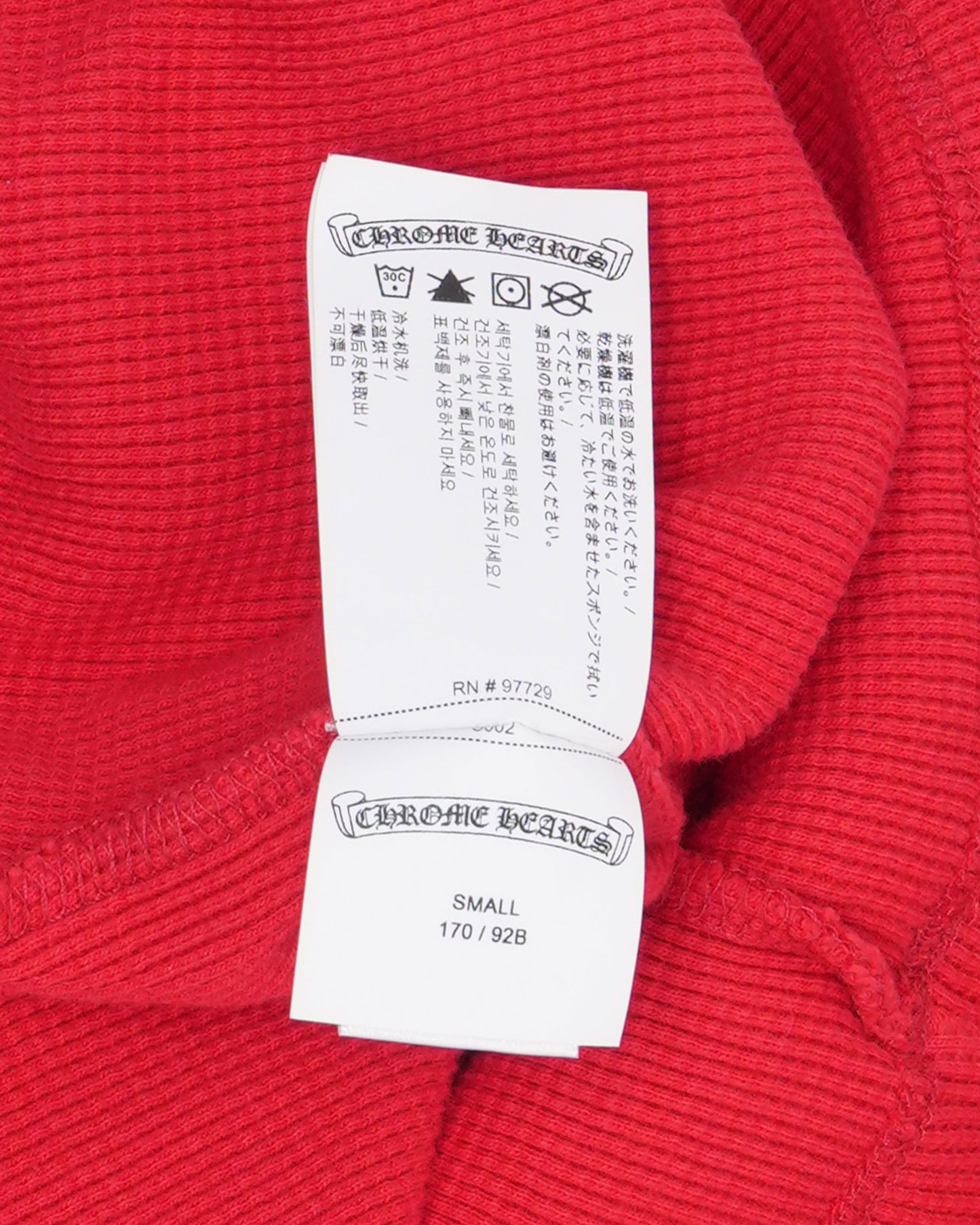 Embroidered Triple Cross Thermal Henley