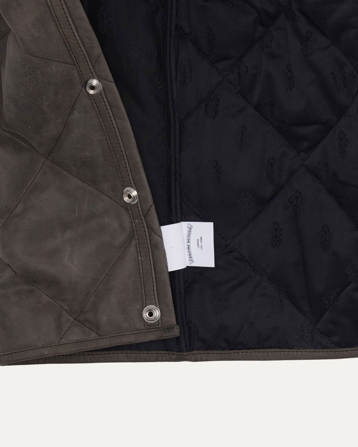 Leather Quilted Puffer Jacket