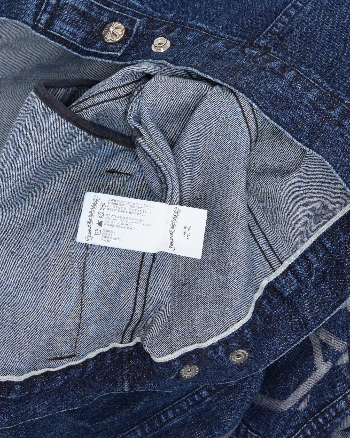 Retna Tagged Motorbreath Denim Trucker Jacket
