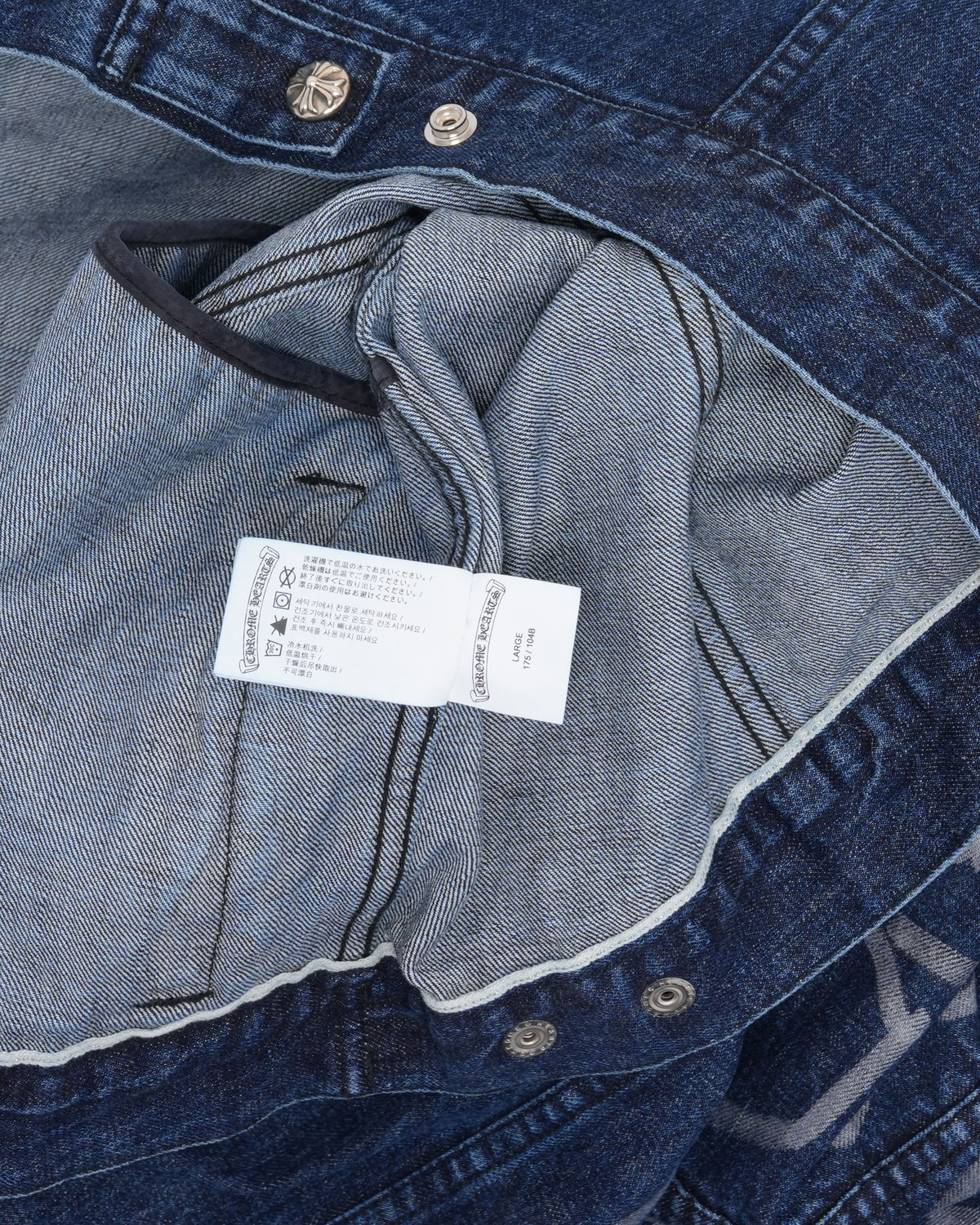 Retna Tagged Motorbreath Denim Trucker Jacket