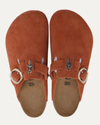 Dagger Embellished Birkenstock Boston Suede Mule