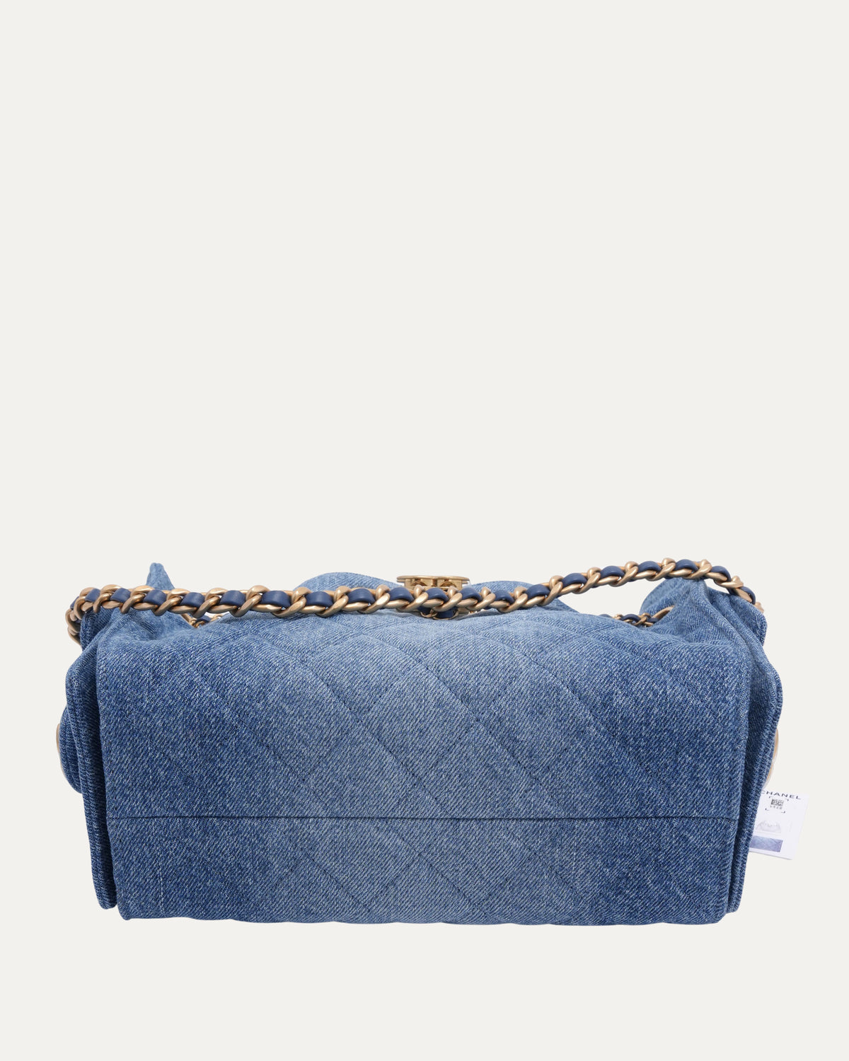 Denim Quilted Mini 25 Hobo Bag