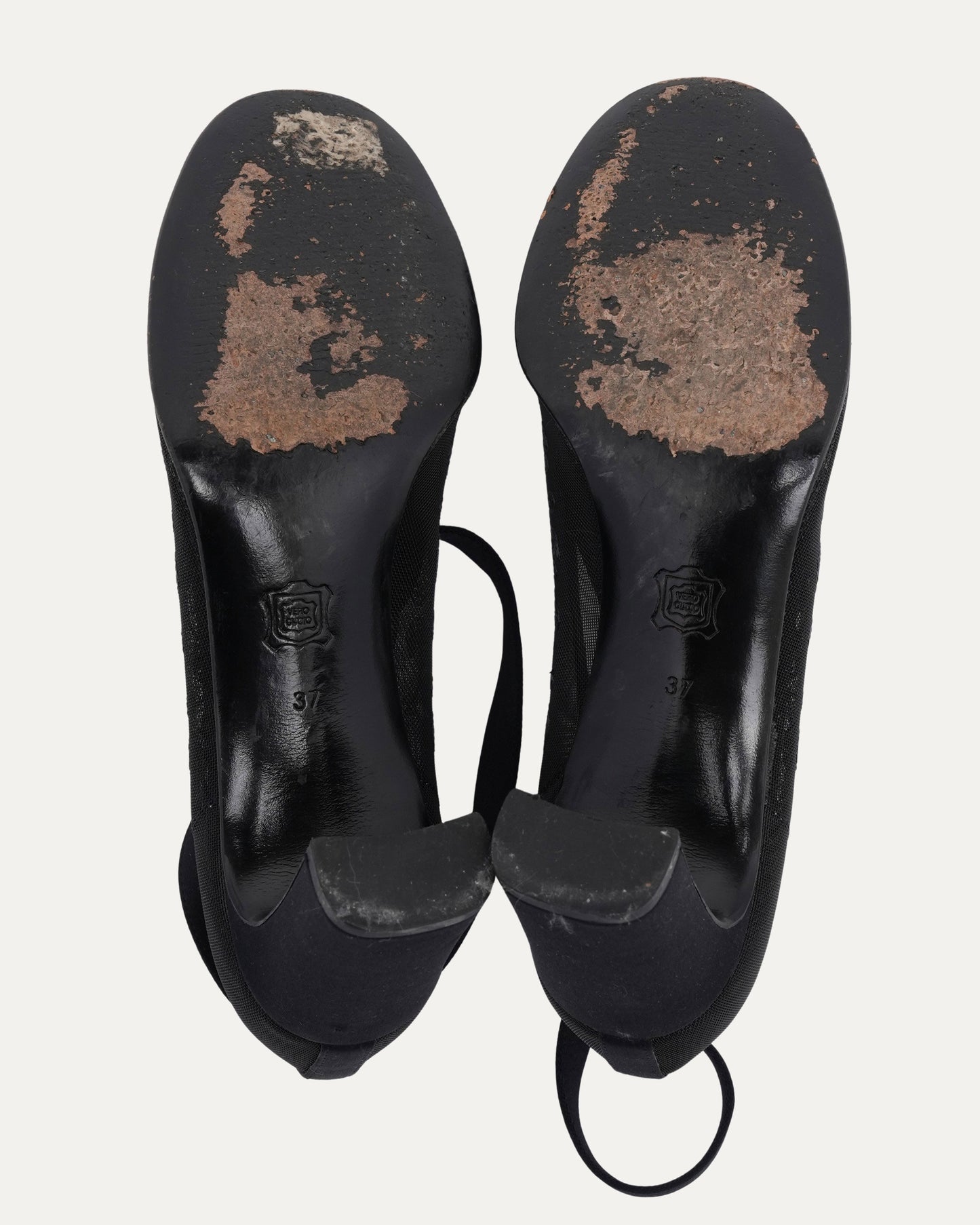 Lace Heels with Ribbon