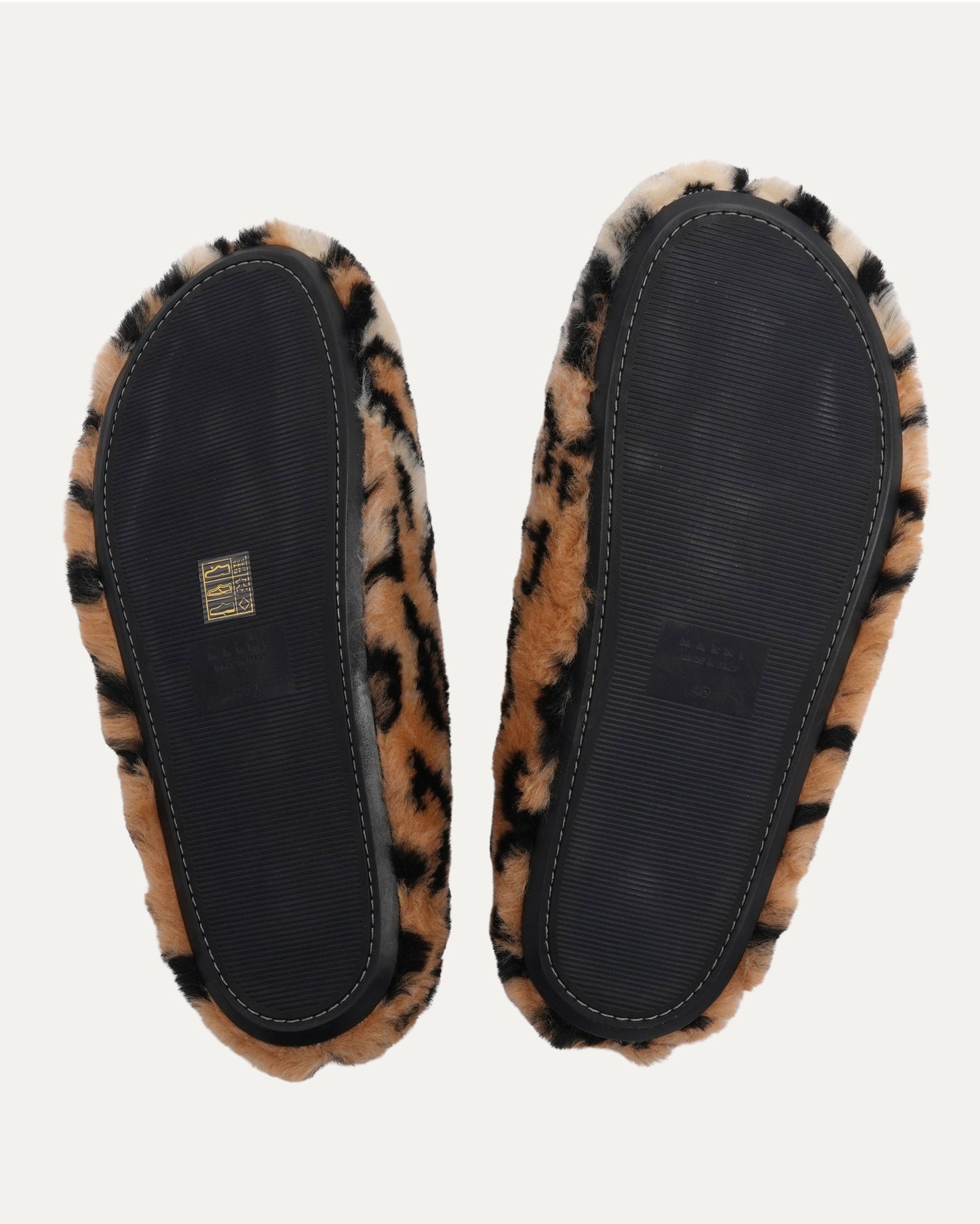 Faux Leopard Mules