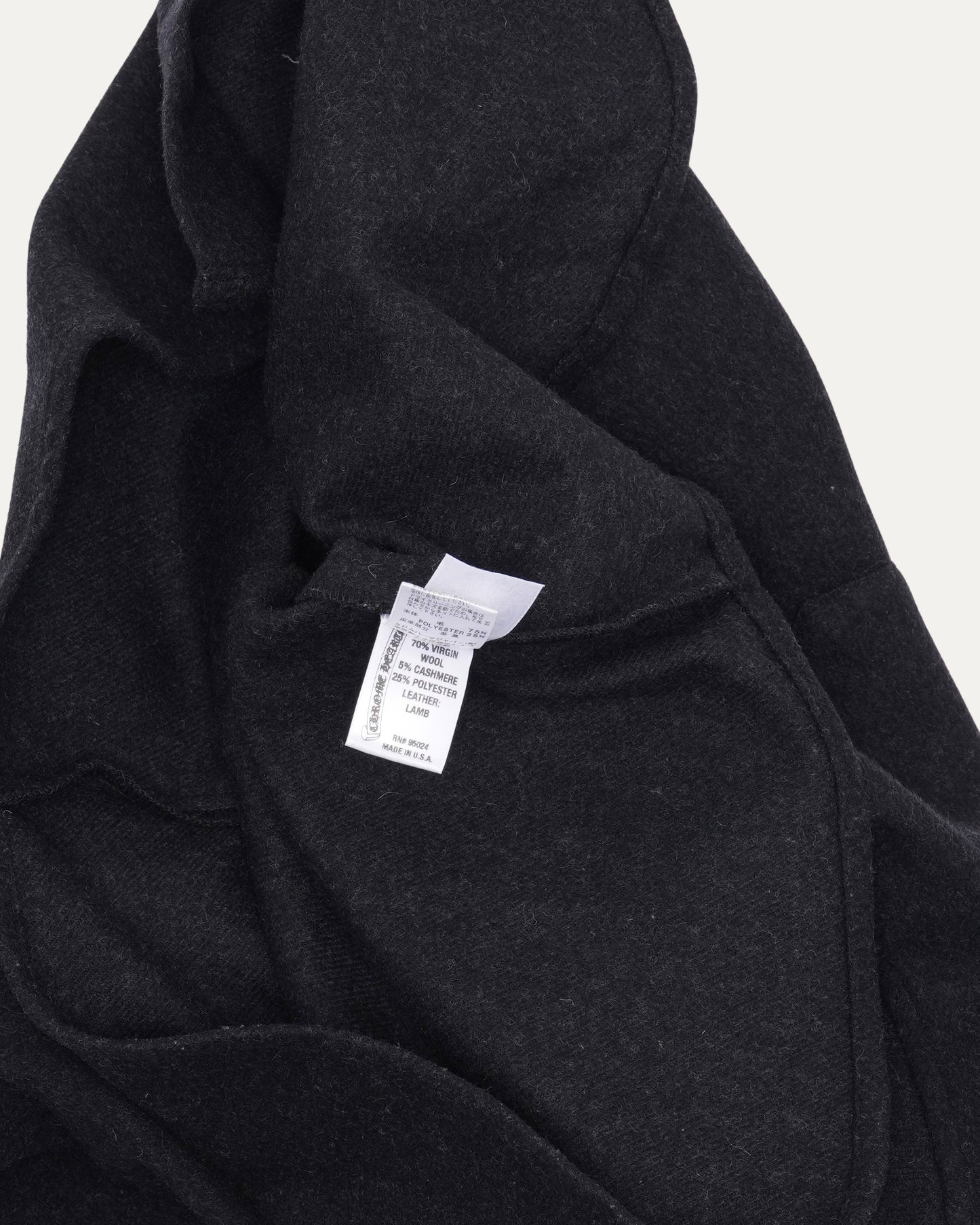 Cross Patch Virgin Wool and Cashmere Blend Shirt