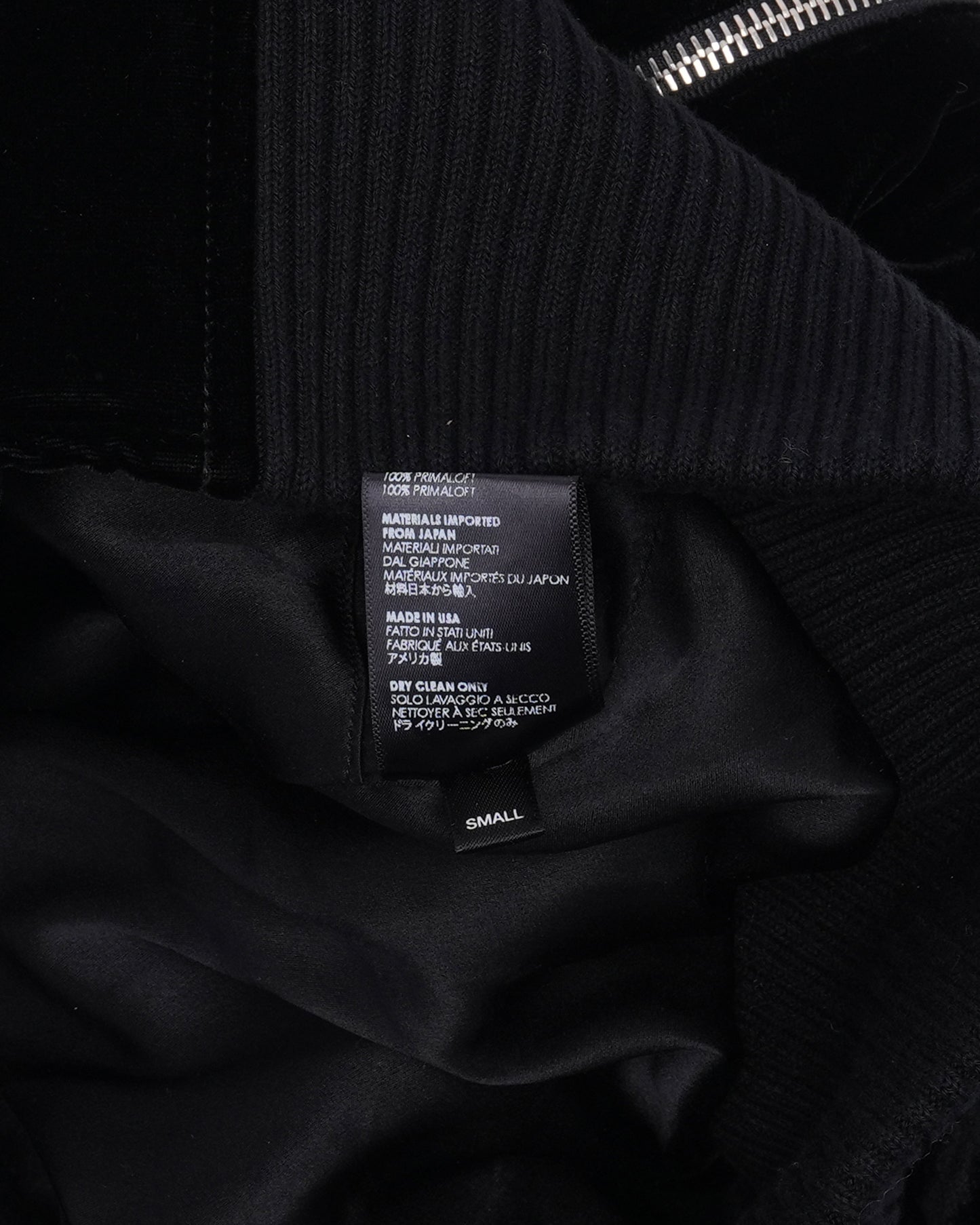 Velour Bomber Jacket
