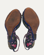 Ornately Beaded Wedges