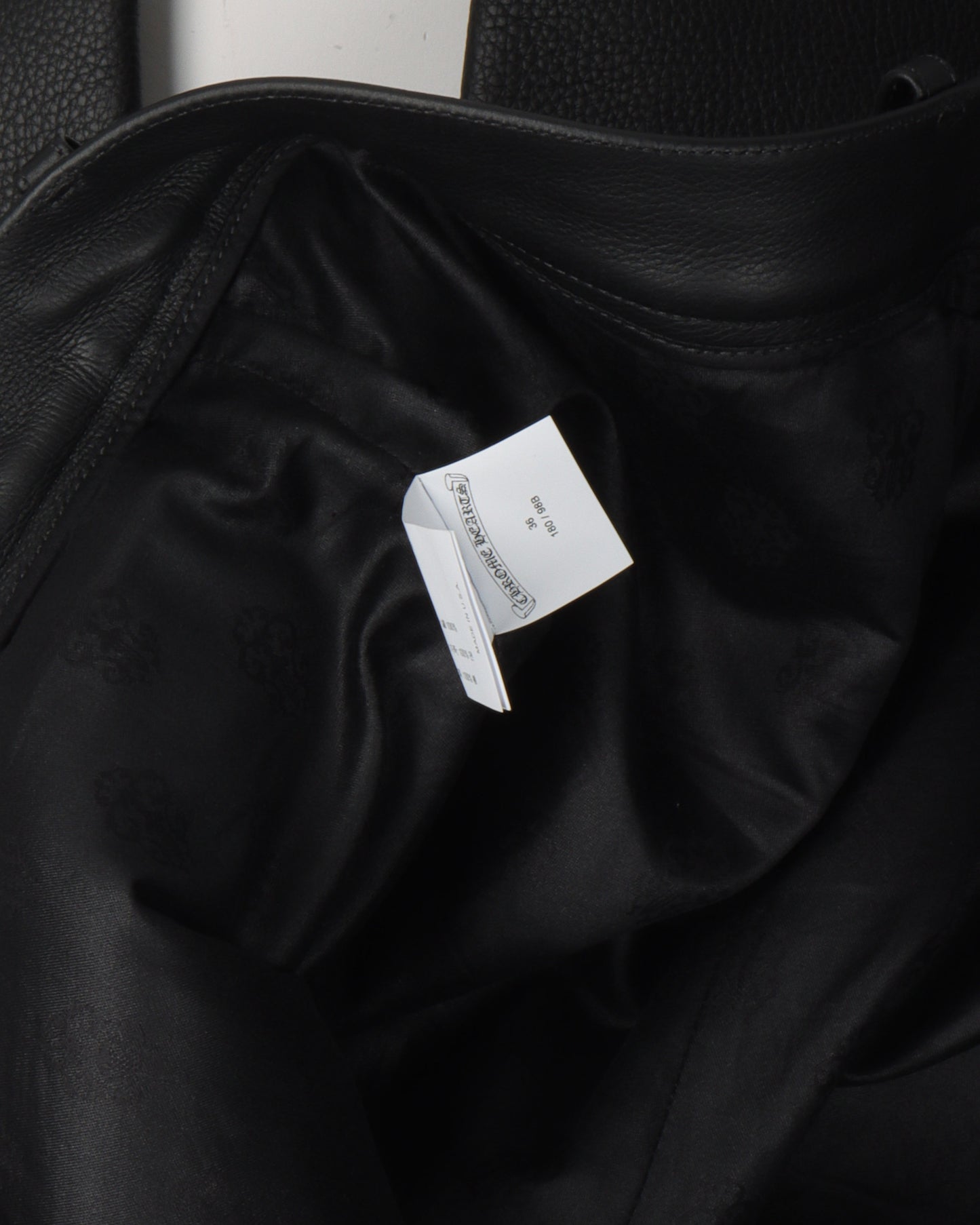 Fleur Knee Leather Cross Patch Pants