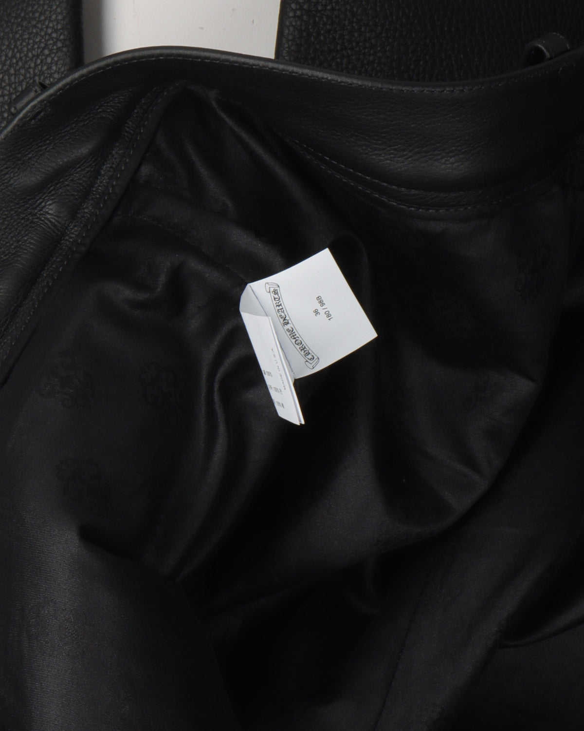 Fleur Knee Leather Cross Patch Pants