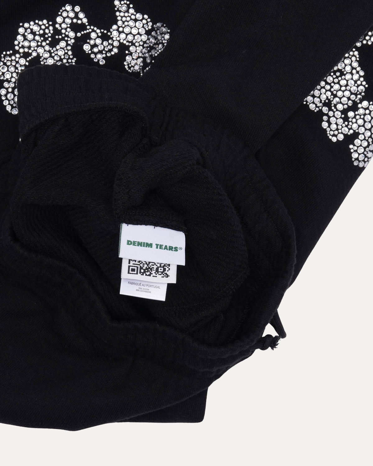 Swarovski Embellished Cotton Wreath Sweat Shorts